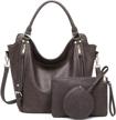 tote shoulder handbags designer leather women's handbags & wallets logo