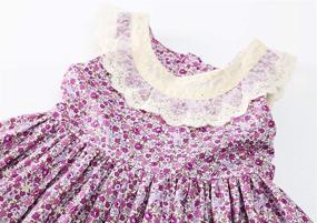 img 1 attached to 👗 Charming Sharequeen Sleeveless Embroidered Dresses for Girls' Clothing