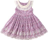 👗 charming sharequeen sleeveless embroidered dresses for girls' clothing logo