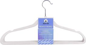 img 2 attached to Sleek Velvet Hangers Non Slip Hanger