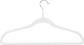 img 1 attached to Sleek Velvet Hangers Non Slip Hanger