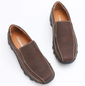 img 3 attached to CREPUSCOLO Classic Breathable Walking Numeric_10 Men's Shoes for Loafers & Slip-Ons