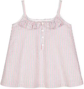 img 2 attached to 👗 Chic and Comfortable: Hope Henry Girls Woven Sleeveless Girls' Clothing