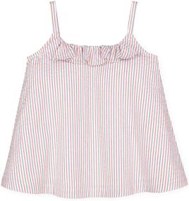 img 4 attached to 👗 Chic and Comfortable: Hope Henry Girls Woven Sleeveless Girls' Clothing