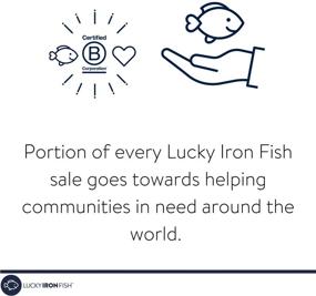 img 1 attached to 🍳 Lucky Iron Fish Ⓡ: The Authentic Solution to Boost Iron Levels - An Innovative Cooking Tool for Fortifying Food/Water, Minimizing Iron Deficiency Risks - A Substitute to Traditional Iron Supplements, Perfect for Vegans and Expectant Mothers