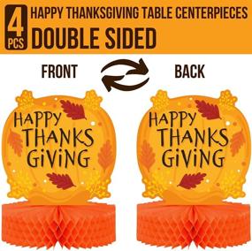 img 3 attached to Thanksgiving Centerpieces Tables Cardstock Decorations Event & Party Supplies