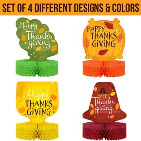 img 1 attached to Thanksgiving Centerpieces Tables Cardstock Decorations Event & Party Supplies