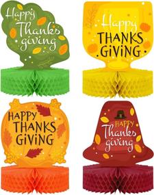 img 4 attached to Thanksgiving Centerpieces Tables Cardstock Decorations Event & Party Supplies