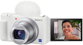 img 3 attached to 📸 Sony ZV-1 Compact Digital Vlogging 4K Camera: Double Battery Bundle with Deco Gear Case, 64GB Card, External Charger, and Accessories