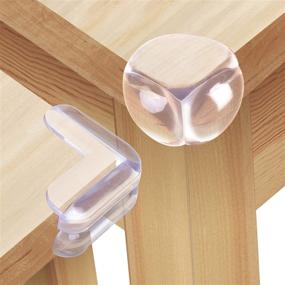 img 4 attached to Baby Proofing Corner Guards (16 Pack) Large Size & Soft Clear Corner Protectors with Thickened Adhesive - Protect Children from Furniture & Sharp Corners - Table Corner Protectors for Baby