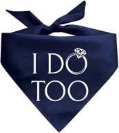 🐶 engagement dog bandana for dogs getting married - assorted colors логотип