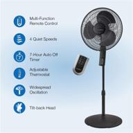 🌬️ lasko s16612 adjustable pedestal stand fan: remote control, timer & thermostat functions for home & office use logo