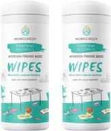 🧼 momremedy hydrogen peroxide wipes - household cleaner for kitchen, bathroom, counters, baby toys, upholstery - eco-friendly, non-toxic, removes dirt, grease, stains (60ct) logo