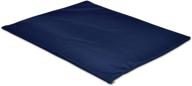 🐾 enhance comfort & protect your pet's paws with precision pet country lodge floor pad, large, navy logo