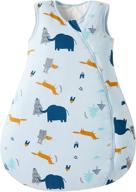 👶 duomiaomiao 100% cotton baby sleep sack, 2.5 tog wearable blanket for baby, unisex sleeping bag sack for baby girl and boy logo