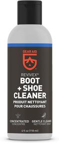 img 2 attached to 👟 Revivex 4 fl oz Concentrated Boot and Shoe Cleaner for Leather, Suede, and Fabric - by GEAR AID (36250)