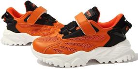 img 4 attached to ADICIEN Breathable Running Walking Sneakers Girls' Shoes in Athletic