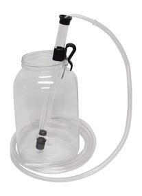 img 1 attached to 🧪 Fermtech FastRack Mini Auto-Siphon with 6 Foot Tubing & Clamp - Clear, 1 Piece