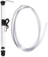 🧪 fermtech fastrack mini auto-siphon with 6 foot tubing & clamp - clear, 1 piece logo