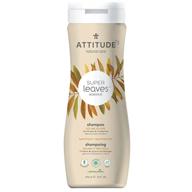 🌿 attitude super leaves hypoallergenic volume rich shampoo | soy protein & cranberries | 16 fl oz (11008) logo