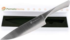 img 4 attached to 🔪 PomeloHome 8-Inch Stainless Steel Chef's Knife - German High Carbon Steel Blade