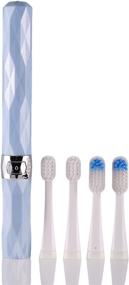 img 3 attached to 🪥 Sonicety Electric Toothbrush HI-956 Sky Blue: Portable and Travel-Friendly Dental Care