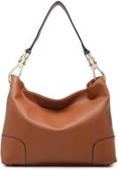 👜 dasein women's classic leather shoulder handbag - handbags and wallets logo