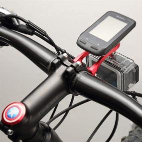 img 2 attached to Corki Out-Front Mount: Garmin Edge & GoPro Combo Mount - Pro Black