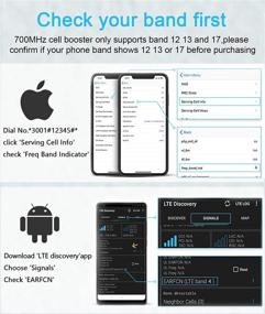 img 1 attached to 📶 Улучшите сигналы сотовой связи с помощью усилителя сигнала сотового телефона AT&T Verizon - Репитер 4G LTE Band 12/13/17 для дома и офиса