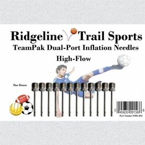 img 1 attached to Enhance Your Inflatable Game with Ridgeline Trail Sports Rapid Flow Dual-Port Inflation Needles TeamPack - 12 Each