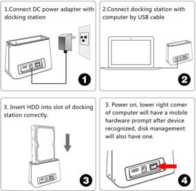 img 1 attached to WAVLINK Внешний док-станция Функции Tool Free Черный