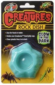 img 1 attached to 🌑 Zoo Med Creatures Rock Dish - Glow in The Dark