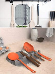 img 2 attached to Premium Silicone Heat Resistant BPA Free Utensils: A Versatile Set for All Your Kitchen Needs