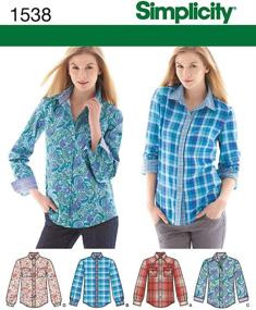 img 3 attached to Simplicity 1538: Stylish Button Patterns for Women's Fashion