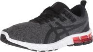 👟 asics gel quantum men's black athletic running shoes - unbeatable performance and style logo