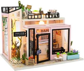 img 2 attached to 🏠 Handcrafted Miniature Dollhouse Furniture, Dolls, and Accessories for Enhanced Dollhouse Experience