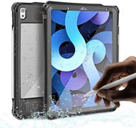 📱 waterproof case for ipad air 4th generation 10.9 inch - aicase ip68 underwater protective dustproof shockproof case cover with full-body 360° protection, includes lanyard and kickstand logo