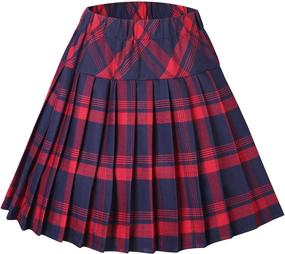 img 4 attached to Urban CoCo Elastic Pleated XX Large Women's Clothing in Skirts