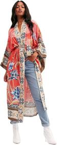 img 2 attached to 👚 Coverups Women's Blouses Cardigan for Beachwear: Women's Clothing