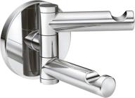 🧲 moen csi yb0402ch align chrome double swivel robe hook: sleek and modern design for convenient hanging логотип