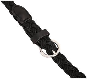 img 2 attached to Uxcell Adjustable Single Buckle Braided Women's Accessories