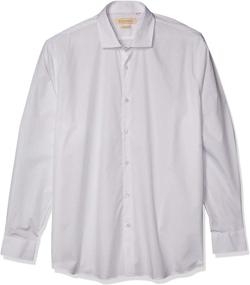 img 3 attached to 👕 Stylish and Comfortable Kitonet Solid Shirt - White Large