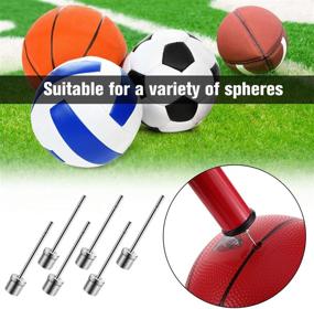 img 2 attached to 100 Pack Ball Pump Needles by WILLBOND - Inflating Needles for Sports Balls with Container Storage Box - Football, Basketball, and More