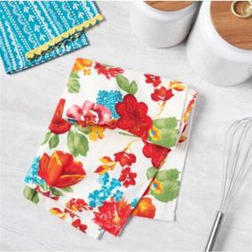img 1 attached to Полотенца для кухни "Pioneer Woman Wildflower Whimsy" - набор из двух
