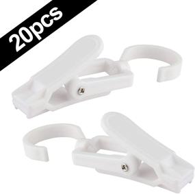 img 3 attached to 🧺 Jiozermi 20 PCS Laundry Hooks Clip: Super Strong Plastic Clothes Pins for Home, Office, and Workshop Organization