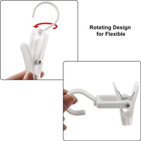 img 1 attached to 🧺 Jiozermi 20 PCS Laundry Hooks Clip: Super Strong Plastic Clothes Pins for Home, Office, and Workshop Organization