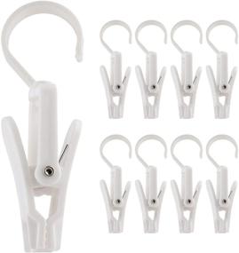 img 4 attached to 🧺 Jiozermi 20 PCS Laundry Hooks Clip: Super Strong Plastic Clothes Pins for Home, Office, and Workshop Organization