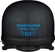 📡 портативная автоматическая спутниковая антенна carryout g3 от компании winegard - черный логотип