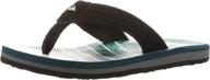 quiksilver carver print youth flip flop boys' shoes ~ sandals логотип