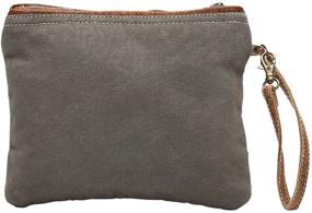 img 1 attached to 👜 Myra Bag Adventure Begins Wristlet Bag S-1020: Sustainable Upcycled Canvas at Its Best